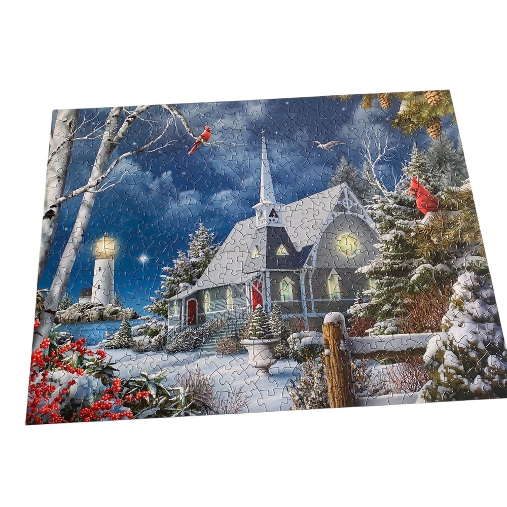 Bits And Pieces Guiding Lights Alan Giana 500 Pieces Puzzle Complete